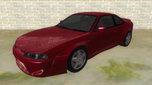 Nissan Silvia S14 Tuned для GTA San Andreas вид спереди