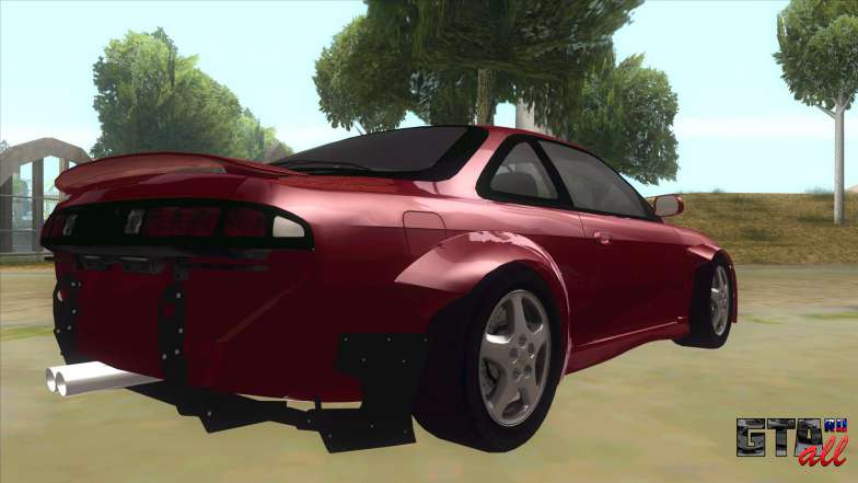 Nissan Silvia S14 Tuned для GTA San Andreas вид сзади