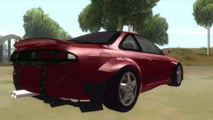 Nissan Silvia S14 Tuned для GTA San Andreas вид сзади