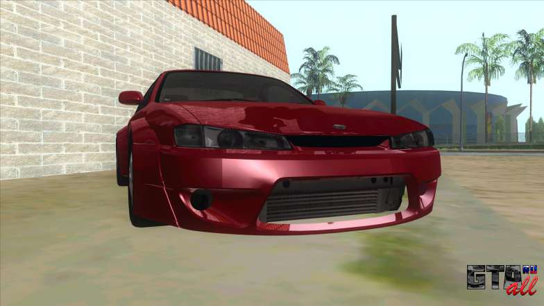 Nissan Silvia S14 Tuned для GTA San Andreas фронтальный вид