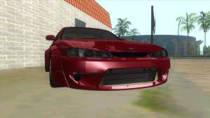 Nissan Silvia S14 Tuned для GTA San Andreas фронтальный вид