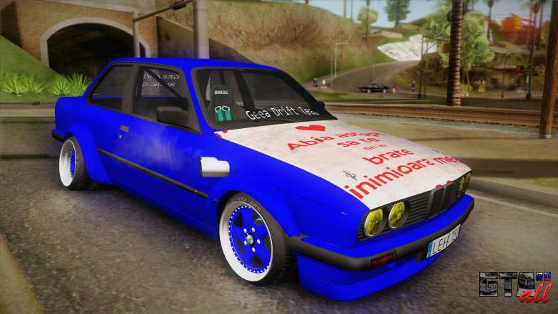 BMW M3 E30 Rocketbunny для GTA San Andreas вид спереди