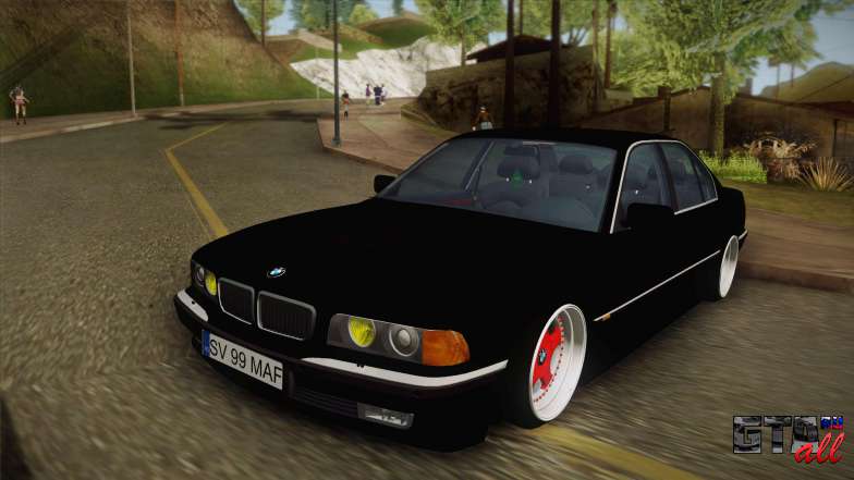 BMW 7 Series E38 Low для GTA San Andreas вид спереди