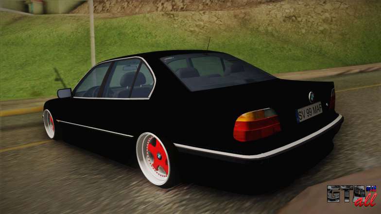 BMW 7 Series E38 Low для GTA San Andreas задняя часть