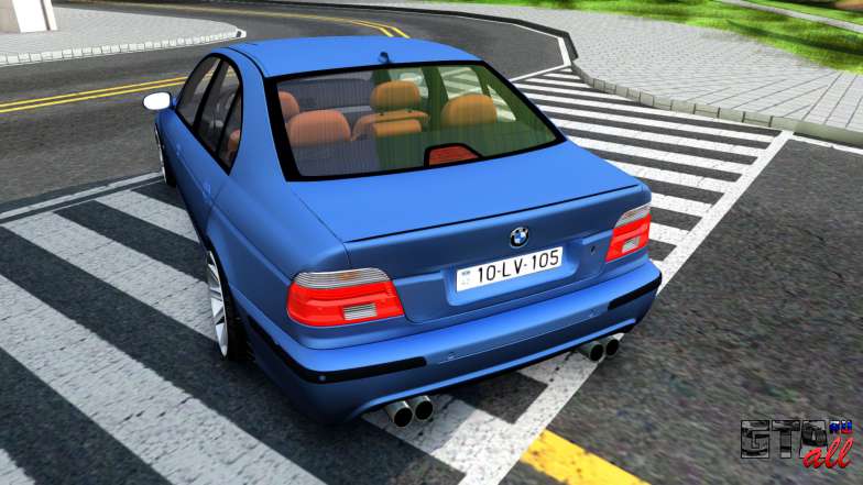 BMW M5 E39 для GTA San Andreas багажник