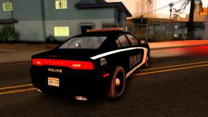 2014 Dodge Charger Cleveland TN Police для GTA San Andreas вид сзади