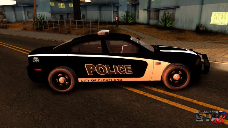 2014 Dodge Charger Cleveland TN Police для GTA San Andreas сбоку