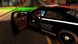 2014 Dodge Charger Cleveland TN Police для GTA San Andreas открытая дверь