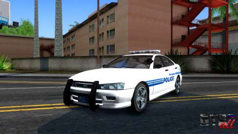 1998 Dinka Chavos Montgomery Police Department для GTA San Andreas вид спереди