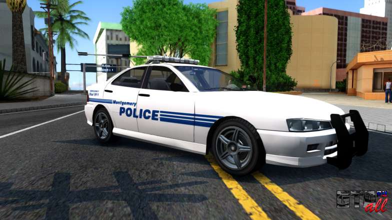 1998 Dinka Chavos Montgomery Police Department для GTA San Andreas общий вид