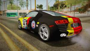 Audi R8 Coupe 4.2 FSI quattro US-Spec v1.0.0 YCH для GTA San Andreas желтая покраска сзади