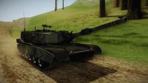 Abrams Tank Woolant Camo для GTA San Andreas вид спереди