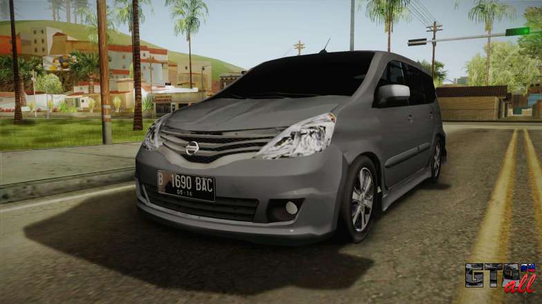 Nissan Grand Livina Highway Star для GTA San Andreas вид спереди