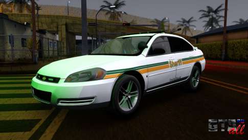 2008 Chevrolet Impala LTZ County Sheriff для GTA San Andreas вид спереди