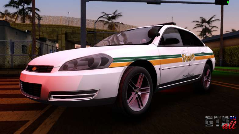 2008 Chevrolet Impala LTZ County Sheriff для GTA San Andreas общий вид