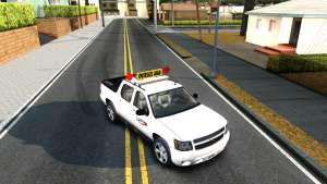 2007 Chevy Avalanche - Pilot Car для GTA San Andreas вид сверху