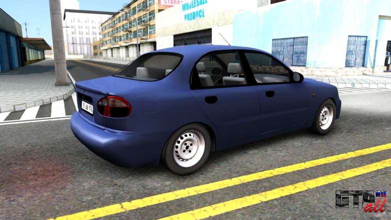 Daewoo Lanos для GTA San Andreas вид сбоку