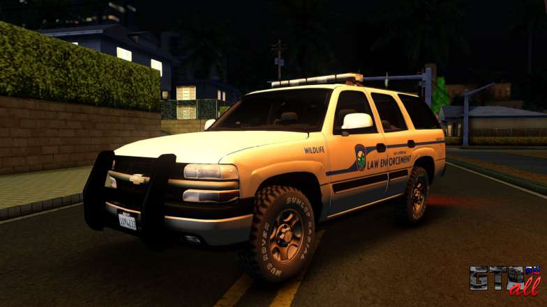 2004 Chevy Tahoe State Wildlife для GTA San Andreas вид спереди