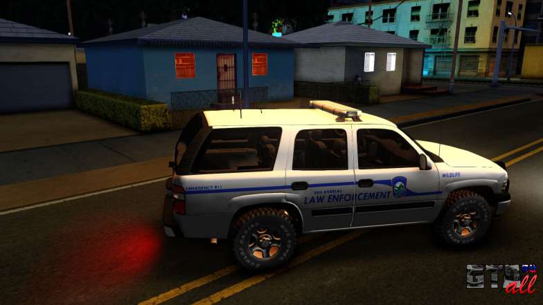 2004 Chevy Tahoe State Wildlife для GTA San Andreas вид сбоку