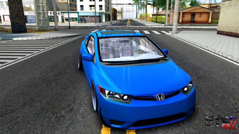 Honda Civic Si для GTA San Andreas фронтальный вид