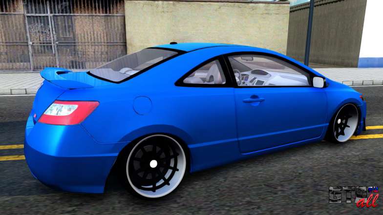 Honda Civic Si для GTA San Andreas вид сбоку