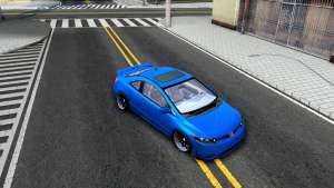 Honda Civic Si для GTA San Andreas вид сверху