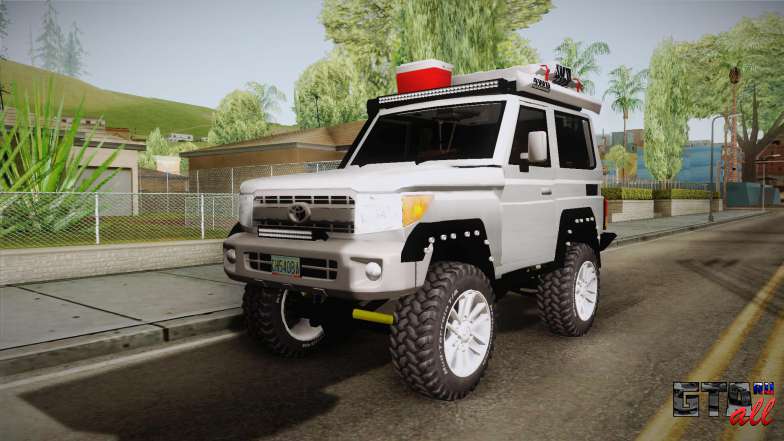 Toyota Land Cruiser Machito 2013 Sound Y для GTA San Andreas вид спереди