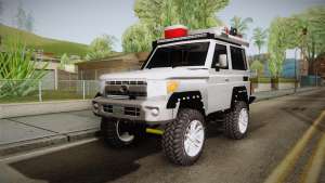 Toyota Land Cruiser Machito 2013 Sound Y для GTA San Andreas вид спереди