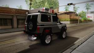 Toyota Land Cruiser Machito 2013 Sound Y для GTA San Andreas задняя часть