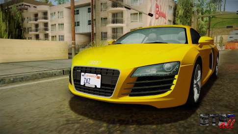 Audi R8 Coupe 4.2 FSI quattro EU-Spec 2008 Dirt вид спереди