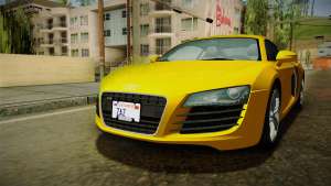 Audi R8 Coupe 4.2 FSI quattro EU-Spec 2008 Dirt вид спереди