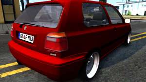 Volkswagen Golf Mk3 1997 для GTA San Andreas вид сзади