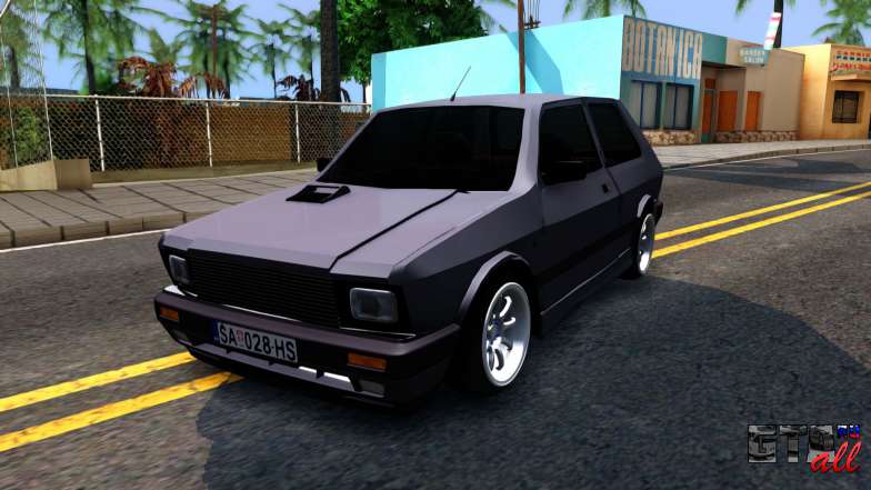 Yugo Koral 45 Sport Tuning для GTA San Andreas вид спереди