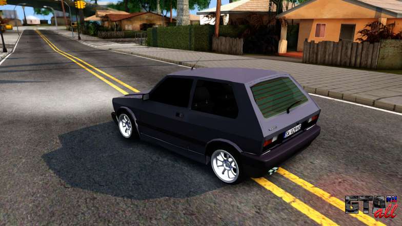 Yugo Koral 45 Sport Tuning для GTA San Andreas вид сзади