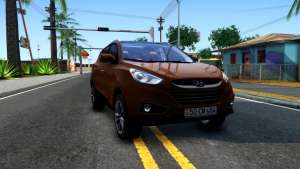 Hyundai ix35 Aze для GTA San Andreas фронтальный вид