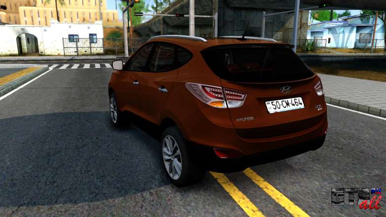 Hyundai ix35 Aze для GTA San Andreas задняя часть