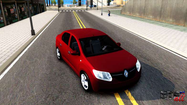 Renault Symbol 2013 для GTA San Andreas вид спереди