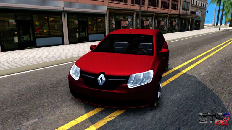 Renault Symbol 2013 для GTA San Andreas фронтальный вид