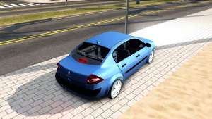 Renault Megane Sedan для GTA San Andreas вид сверху