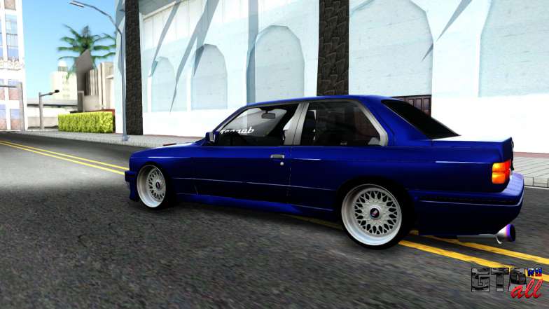 BMW E30 для GTA San Andreas вид сбоку