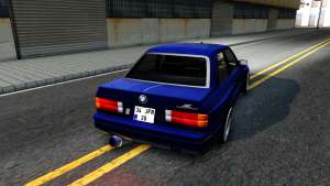 BMW E30 для GTA San Andreas задняя часть