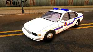 Chevy Caprice Hometown Police 1996 для GTA San Andreas вид спереди