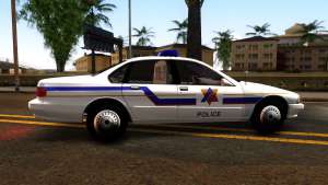 Chevy Caprice Hometown Police 1996 для GTA San Andreas вид сбоку