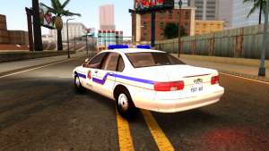 Chevy Caprice Hometown Police 1996 для GTA San Andreas вид сзади