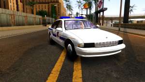 Chevy Caprice Hometown Police 1996 для GTA San Andreas передняя часть