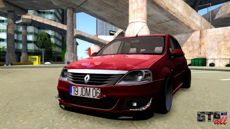 Renault Logan для GTA San Andreas вид спереди