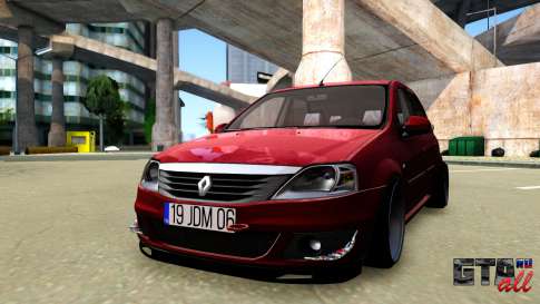 Renault Logan для GTA San Andreas вид спереди