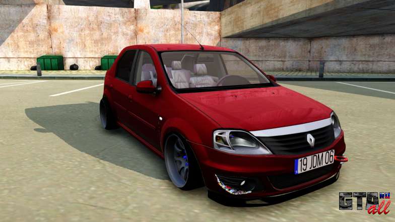 Renault Logan для GTA San Andreas передняя часть