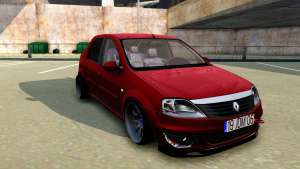 Renault Logan для GTA San Andreas передняя часть