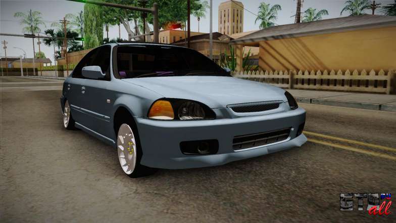 Honda Civic Turbo для GTA San Andreas вид спереди